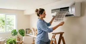Conselhos para famílias que raramente limpam os filtros do ar condicionado