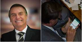 Fotógrafo clica troca de mensagens suspeitas entre Bolsonaros