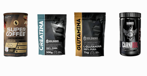 Semana dos suplementos: whey, creatina, supercoffee e muito mais estão com até 71% OFF
