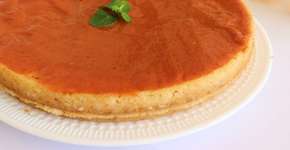 Cheesecake vegano de Romeu e Julieta (sem açúcar)