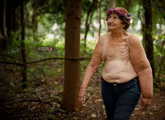 Ensaio da Natália Alves com sua avó Aurora