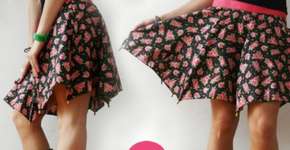 Designer ensina a fazer saia impermeável e resistente com guarda-chuva quebrado