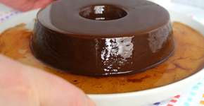 Pudim de chocolate pronto em 30 minutos