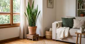 Demorei para entender por que a Espada de São Jorge não crescia, e descobri onde eu nunca deveria ter colocado o vaso na sala