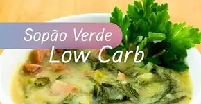 Sopa verde low carb: receita de nutricionista
