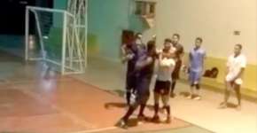 Aluno agride árbitra a socos durante jogo de futsal no Piauí