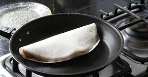 Veja como fazer tapioca perfeita na frigideira em menos de 5 minutos