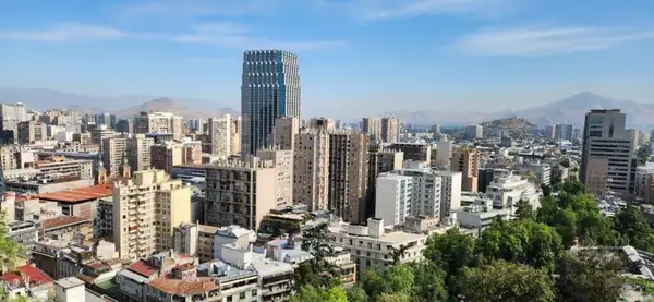Vista de Santiago do Cerro Santa Lucia 