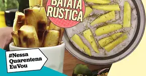 BATATA DOCE RÚSTICA | Bota esse forninho pra funcionar!