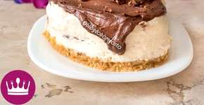 Cheesecake de Ferrero Rocher que não vai ao forno
