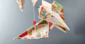 Aprenda a fazer um móbile com aro de bicicleta