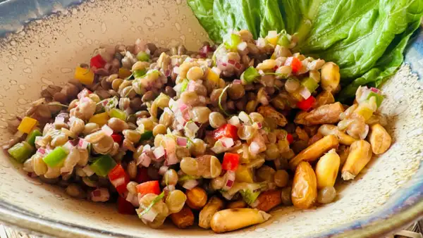 Escolhi o menu plant based do Tierra