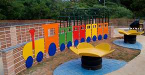 Parque Cordeiro, em São Paulo, ganha playground acessível para crianças com deficiência