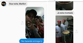 Este pedido de pizza por inbox é o melhor que você já viu