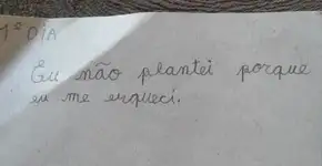 ‘Eu me esqueci’: a sinceridade deste estudante é nota 10