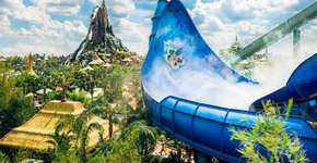 Conheça a super montanha-russa aquática do Volcano Bay em Orlando