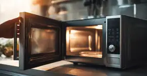 O mito que assusta todo mundo sobre porta de micro-ondas aberta