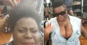 Jojo Todynho raspa a cabeça e imita cena de ‘Laços de Família’