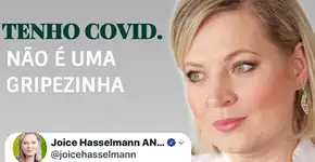 Joice Hasselmann está com coronavírus: ‘1/4 do pulmão comprometido’