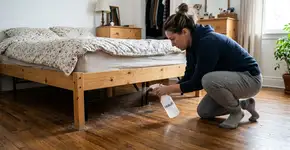 Qual a necessidade de borrifar vinagre embaixo da cama? O que isso significa?