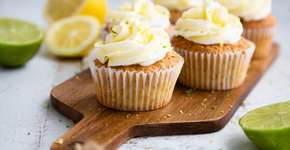 Cupcake de limão refrescante e sem complicação