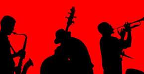 Duo de piano e violino e jazz ao meio-dia