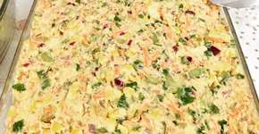 Batatonese fit, cremosa e cheia de vitaminas