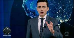 Dudu Camargo apresenta telejornal com bigode e web não perdoa