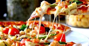 Não é pizza, mas é de pizza