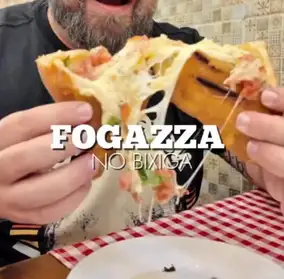 Um clássico das fogazzas no Bixiga! Dá pra definir o...