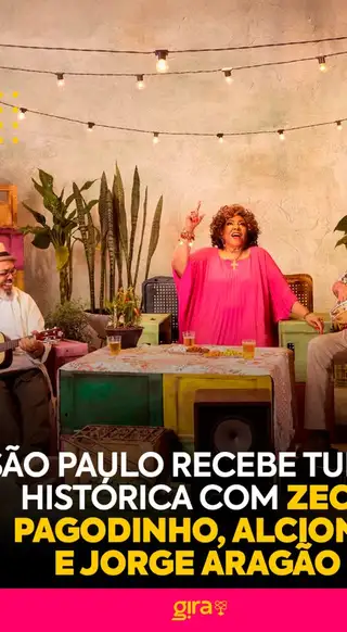 Três gigantes do samba no mesmo palco 🎶 @zecapagodinho, @alcioneamarrom...