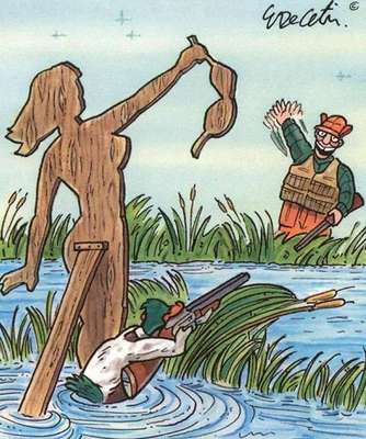 Desenhos fazem crítica da relação homem/animal (Imagem: Divulgação)