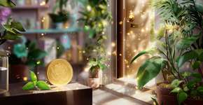 Como atrair clientes e prosperidade com moeda e manjericão