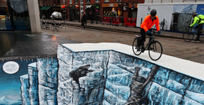 Londres ganha graffiti 3D com cenário da série Game of Thrones