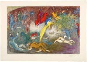 Gravura de Marc Chagall