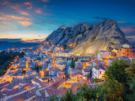 Pietrapertosa, região da Basilicata, Itália