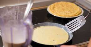 Massa de panqueca tipo americana sem leite e super fofinha