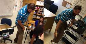 Professor é surpreendido com presente de aluno e vídeo viraliza