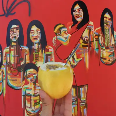 Graffiti na Orla da Lagoa da Pampulha, clicado por @ossaboresdomundo