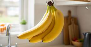 Coloque as bananas neste lugar e elas irão amadurecer muito mais devagar