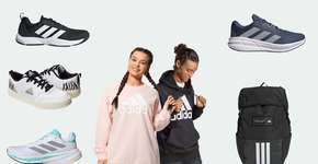 Liquida imbatível da Adidas tem tênis, roupas e artigos esportivos com até 63% OFF
