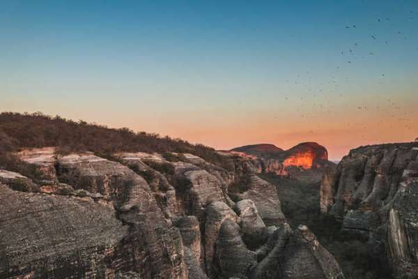 Serra da Capivara, no sudeste do Piauí
