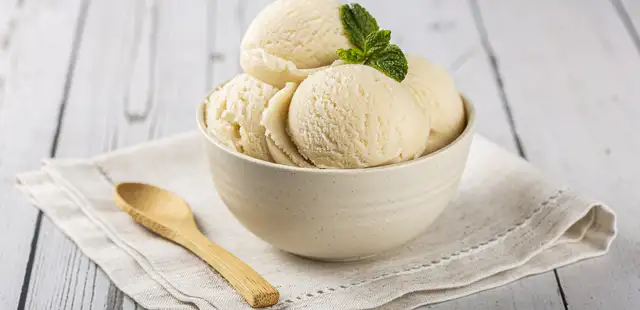 Sorvete de baunilha low carb super especial