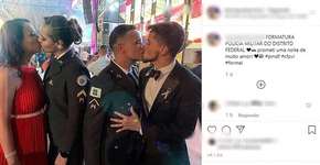 Justiça do DF apura homofobia após beijo gay em formatura de PMs