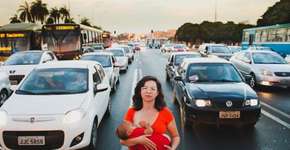 ‘Mamaço no Espaço’: fotógrafos registram mães amamentando em locais públicos