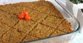 Quibe vegano de forno: um dos mais gostosos que já experimentamos