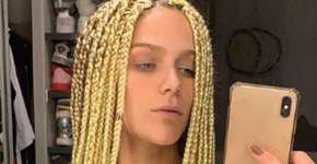 Isabella Santoni volta a usar tranças e é criticada na web