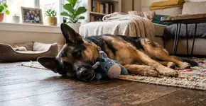 Casal adota pastor alemão para proteger sua casa e depois se dá conta de algo