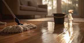 Água está proibido: Veja como limpar corretamente pisos de parquet e laminados