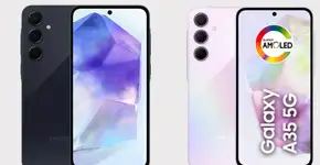 Celulares Samsung Galaxy A35 e A55 estão com preço imbatível + cupom de R$200